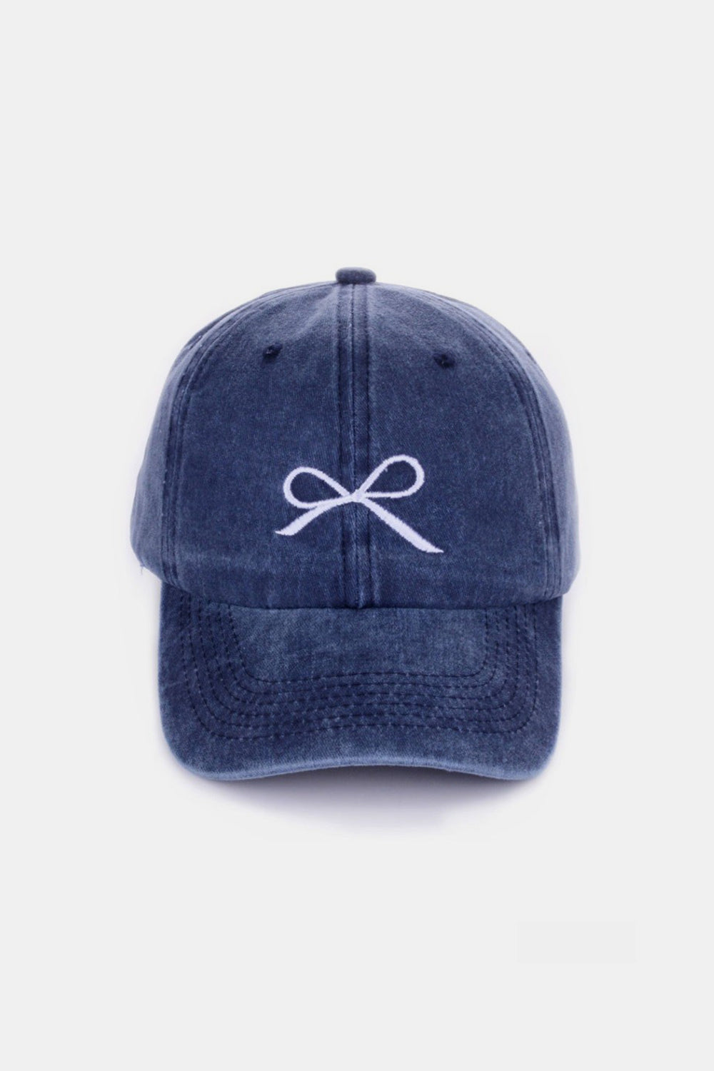 Bow Embroidered Cap