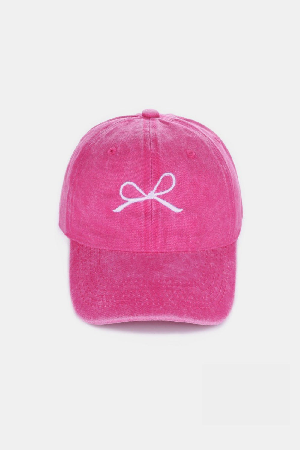 Bow Embroidered Cap